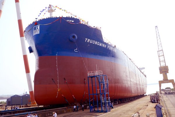 Tàu chở hàng 56.200DWT-NT02 với tên gọi Trường Minh Fortune - Ảnh: PC